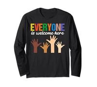 Everyone is Welcome Here Idaho Teacher Long Sleeve T-Shirt