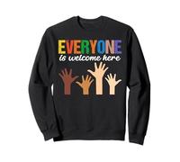 Everyone Is Welcome Here Idaho Teacher Sweatshirt