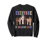 Everyone Is Welcome Here Inclusion Equality Idaho Teacher Sweatshirt