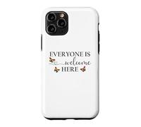 Everyone is Welcome Here Pride Sign Lesbian Butterfly Pride Case for iPhone 11 Pro