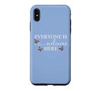 Everyone is Welcome Here Pride Sign,LGBTQ Gay Lesbian LGBT Case for iPhone XS Max