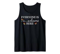 Everyone is Welcome Here Pride Sign,LGBTQ Gay Lesbian LGBT Tank Top