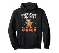 Everyone Loves A Ginger Funny Gingerbread Christmas Pullover Hoodie