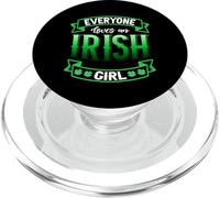 Everyone Loves An Irish Girl St Patricks Day PopSockets PopGrip for MagSafe