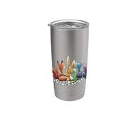 Everyone Matters! Rainbow Animals Pride Diversity Stainless Steel Insulated Tumbler
