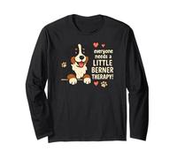 Everyone Needs A Little Berner Therapy - Bernese Mountain Long Sleeve T-Shirt