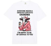 Everyone Needs A Smartass Sarcastic Grandma Comfort Colors Adult Heavyweight T-Shirt