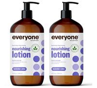 Everyone Nourishing Hand and Body Lotion, 32 Ounce (Pack of 2), Lavender and Aloe, Plant-Based Lotion with Pure Essential Oils, Coconut Oil, Aloe Vera and Vitamin E