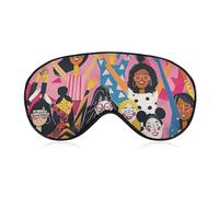 Everyone Raises A Hand Sleep Mask Comfort Travel Eye Masks with Adjustable Elastic Strap Soft Funny Block Light Sleep Eye Cover for Side Sleeper for Nap Men Women Gift