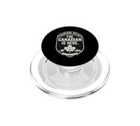 Everyone Relax The Canadian Is Here Vintage Maple Leaf Badge PopSockets PopGrip for MagSafe