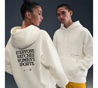 Everyone Watches Women's Sports™ Nike by TOGETHXR Pullover Hoodie - White - Cotton Rib L
