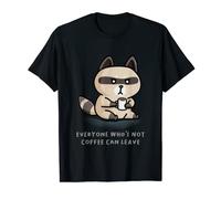 Everyone Who's Not Coffee Can Leave Nerd Trash Panda Raccoon T-Shirt