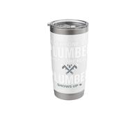 Everyone's A Plumber Until The Real Plumber Shows Up Stainless Steel Insulated Tumbler