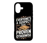 Everyone's a Suspect Until Proven Otherwise Detective Case for iPhone 17