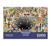 Everything-at-once Department Store Wooden Jigsaw Puzzle Waterproof 1000 Piece Puzzles for Adults Challenging And Brainteasing Games