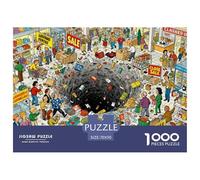 Everything-at-once Department Store Wooden Jigsaw Puzzle Waterproof 1000 Piece Puzzles for Adults Colourful Challenging Games
