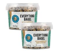 Everything Bagel Seasoning Bundle Containing Two 50g Tubs Of Cornish Style Sea Salt Seasoning