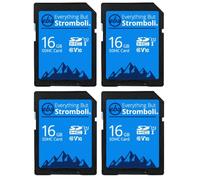 Everything But Stromboli 4 Pack 16GB SD Card for Browning Trail Camera Dark Ops, Recon Force, Defender, Spec Ops, Patriot, Strike Force Game Cam Memory Cards