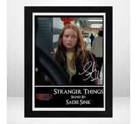 Everything But That Stranger Things Max Mayfield/Sadie Sink Version 2 Signed Mounted Photo Print Display 10 x 12