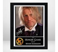 Everything But That The Hunger Games : Haymitch/Woody Harrelson Signed Autograph Photo Print Poster Mounted Wall Art (10x12) Actor Artwork for Home & Office Decor Gift
