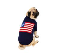 Everything Chic Designer Dog Clothes Sweater Shirt Outfit Small XS Teacup Cute Dogs Puppies French Bulldog Dachshund Chihuahua Cats Maltese Boy Girl (Large, AmericanFlag)