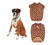 Everything Chic Designer Dog Clothes Sweater Shirt Outfit Small XS Teacup Cute Dogs Puppies French Bulldog Dachshund Chihuahua Cats Maltese Boy Girl (6XL, Chewypawtton)