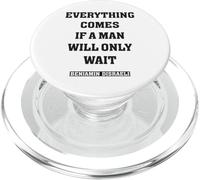 Everything Comes If a Man Will Only Wait Disraeli PopSockets PopGrip for MagSafe