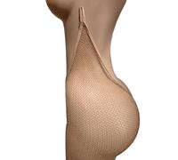 EVERYTHING CROPOVER High Side VCUT Carnival Stockings | V-Cut Carnival Fishnet Tights for Black and Brown Skin Women, Chocolate, One Size