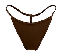 EVERYTHING CROPOVER Low Rise Skintone G String No-Show Thong Panty Underwear for Black and Brown Skin Women | One Size