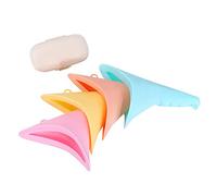 EVERYTHING CROPOVER Pee Cup - Travel Size Silicone Urinal Funnel for Women | Reusable Women's Portable Stand Up To Wee Device for Carnival, Festivals, Outdoor Activities | includes small carry case