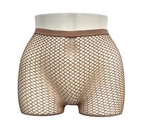 EVERYTHING CROPOVER Skintone Gold Glitter Fishnet Stockings | Carnival Tights for Black and Brown Skin Women | One Size