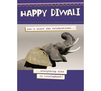 Everything Else Is Irrelephant! - Funny Diwali Card