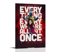 Everything Everywhere All at Once Poster Canvas Oil Painting Canvas Art Poster Home Hanging Painting Bar Art Interior Wall Decoration PosterFrame-style12x18inch(30x45cm)