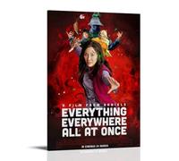 Everything Everywhere All at OnceCanvas Posters for Bedroom Wall Art Decor Posters Prints Art Poster Print Painting Retro Home Wall Decor Picture Bedroom16x24inch(40x60cm) Frame-style