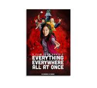 Everything Everywhere All at OnceCanvas Posters for Bedroom Wall Art Decor Posters Prints Art Poster Print Painting Retro Home Wall Decor Picture Bedroom12x18inch(30x45cm) Unframe-style