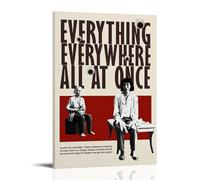Everything Everywhere All at OnceOil Painting Canvas Printing Waterproof And Stain Resistant Suitable for Any Decorative Style of Bedroom Living Room OfficeFrame-style16x24inch(40x60cm)