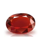 EVERYTHING GEMS 8.50 Carat Natural Cylon Gom Stone Certified by WTGTL Hessonite Garnet Gemstone Unheated and Untreated for Men and Women for Astrological Purposes Gemstone