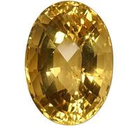 EVERYTHING GEMS Astrological Value 12.25 Ratti 11.47 Carat Citrine Sunela Stone, Natural Certified Loose Gemstone, Top and Fine Citrine Sunela Stone, Certified by Laboratory, Loose