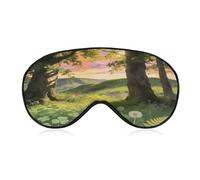 Everything Grows Sleep Mask Eye Mask for Sleeping Breathable Blackout Sleeping Masks with Adjustable Strap Soft Eye Cover Comfortable Blindfold Eyeshade for Night Sleeping Travel Nap