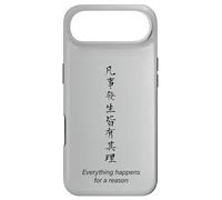 Everything Happens for a Reason, Minimalist Chinese Saying Case for iPhone Air