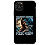 Everything Happens For No Reason Funny Hard Skeleton Meme Case for iPhone 11 Pro Max