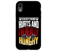 Everything Hurts and I’m Really Hungry Funny Workout Gym Mot Case for iPhone XR
