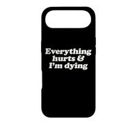 Everything Hurts And I'm Dying Funny Chronic Pain Humor Pun Case for iPhone Air
