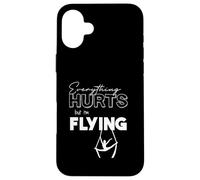 Everything Hurts But I’m Flying Aerial Lyra, Silks, Hoop Case for iPhone 16 Plus