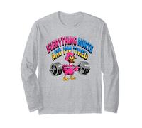 Everything Hurts I'm Tired Funny Gym Duck Long Sleeve T-Shirt