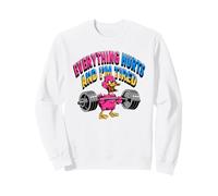 Everything Hurts I'm Tired Funny Gym Duck Sweatshirt