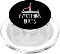Everything Hurts Pilates Workout Pilates Fitness Instructor PopSockets PopGrip for MagSafe