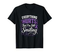 Everything Hurts Smiling - Lupus Awareness Ribbon T-Shirt