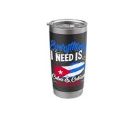Everything I Need is Cuba & Cuban Sandwiches Stainless Steel Insulated Tumbler