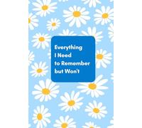 Everything I Need to Remember but Won't: Password tracking, password organizer for those who canʻt remember